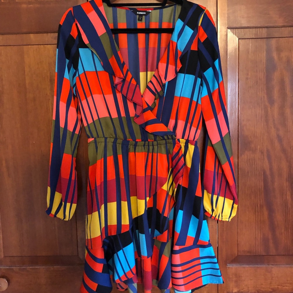 Express Multi Colored Dress ❤️🧡💛